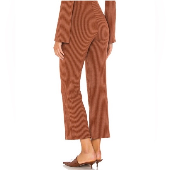 NWOT Song of Style Ines Knit Pant in Rust Brown - Picture 2 of 13